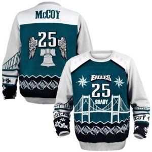 LeSean “Shady” Philadelphia Eagles "Ugly Sweater L
